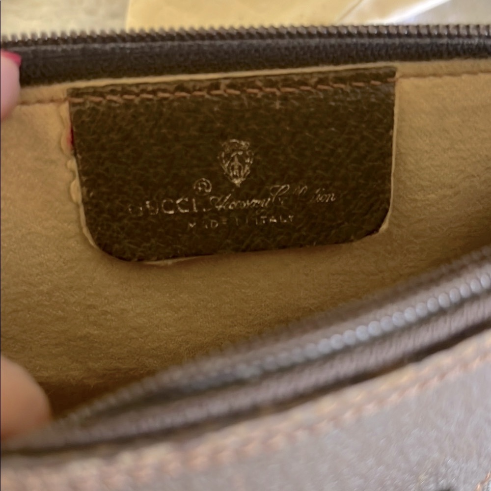 Gucci Brown Crossbody Bag with Geometric Pattern Preloved - Picture 2 of 16